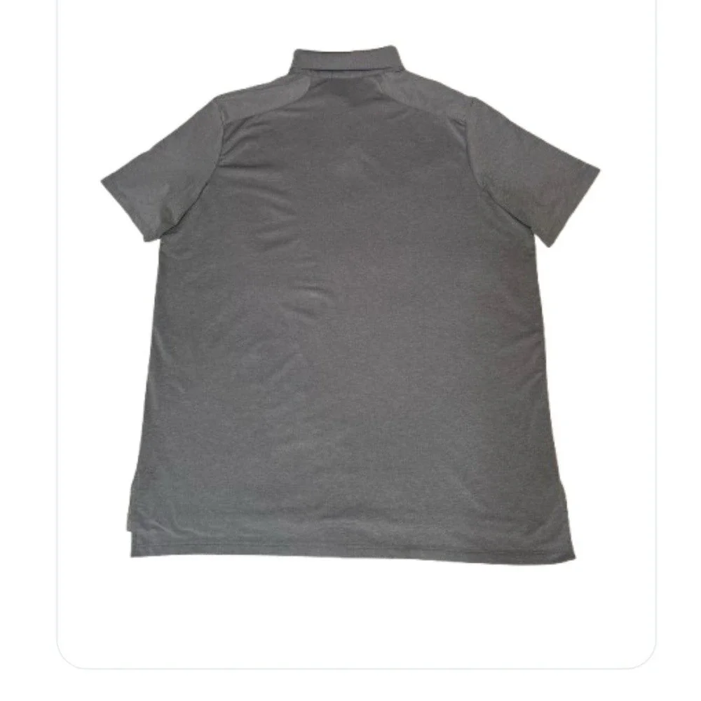RLX Polo Ralph Lauren Mens Size XL Gray Blue Polo Shirt Wicking Golf Performance